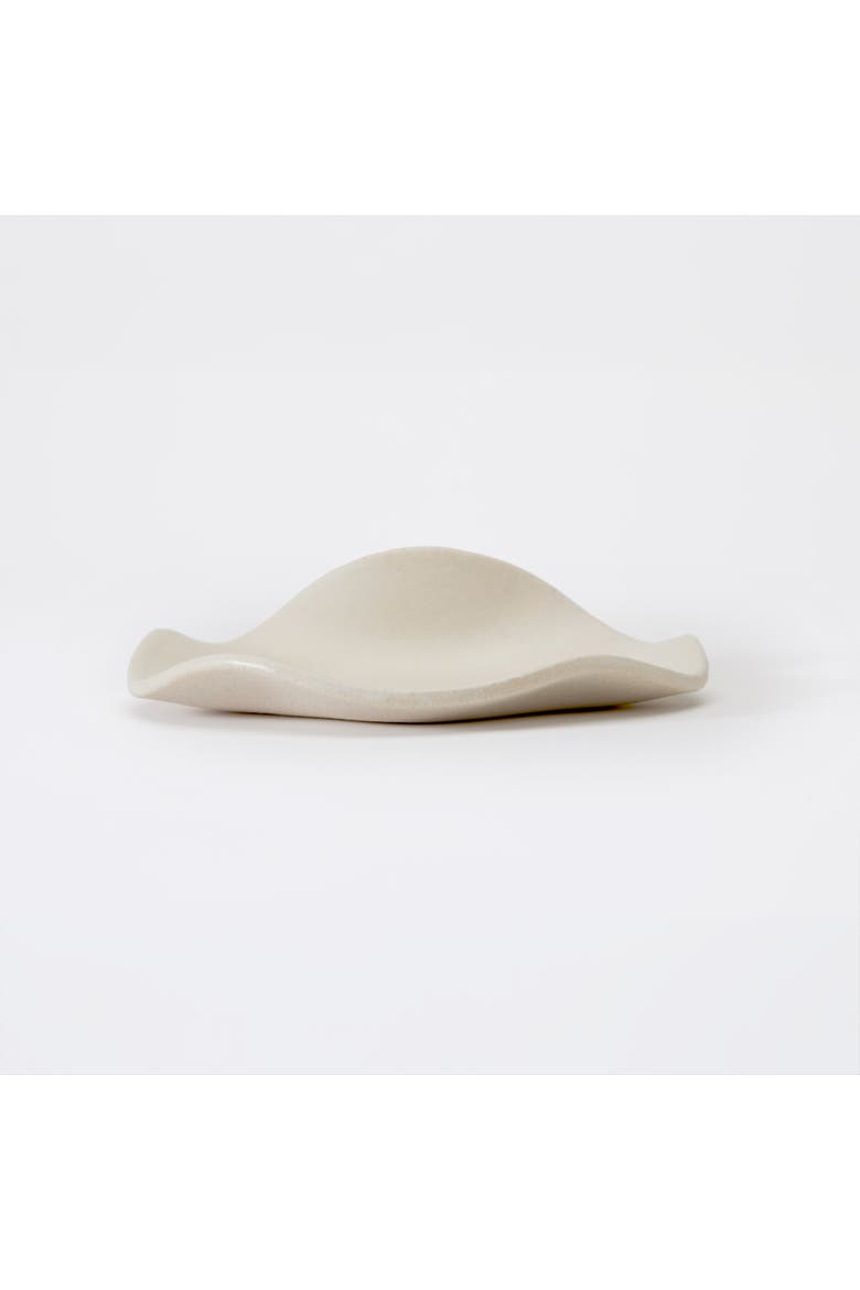 Isla Saucer Set of 2, Alternate, color, Blanc