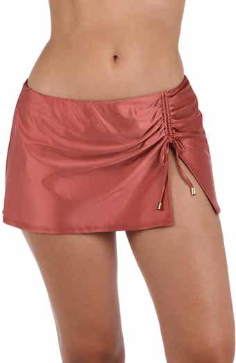 La Blanca Earth Skirted Bikini Bottoms