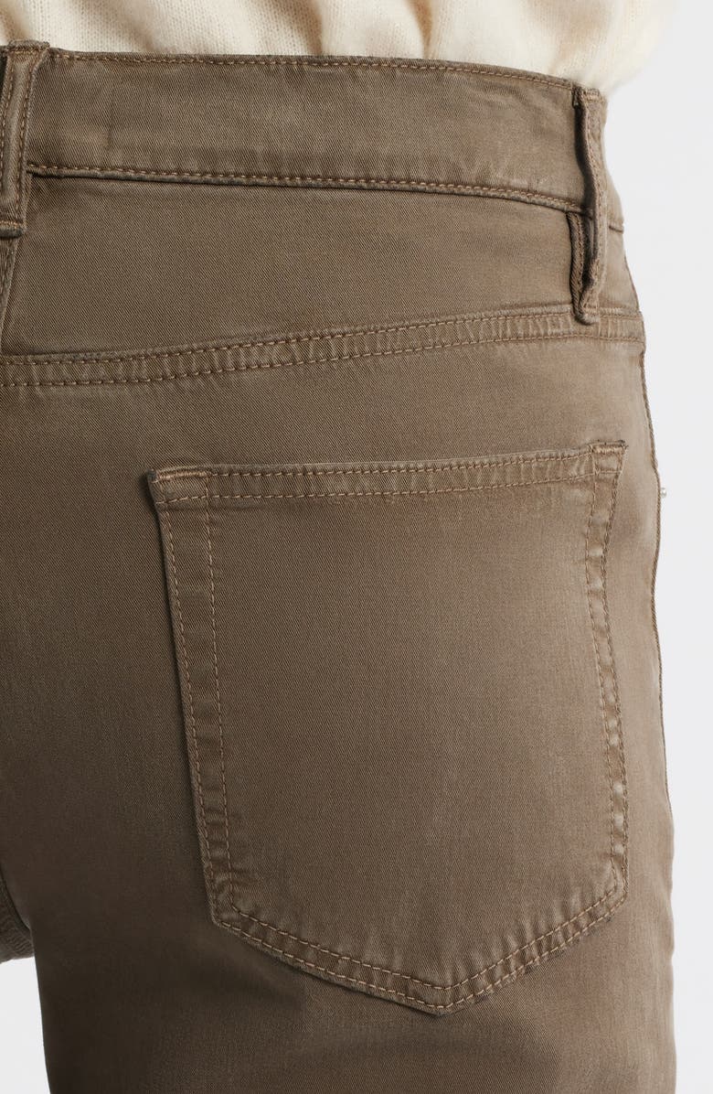 FRAME Modern Straight Leg Five-Pocket Twill Pants, Alternate, color, Old Sage