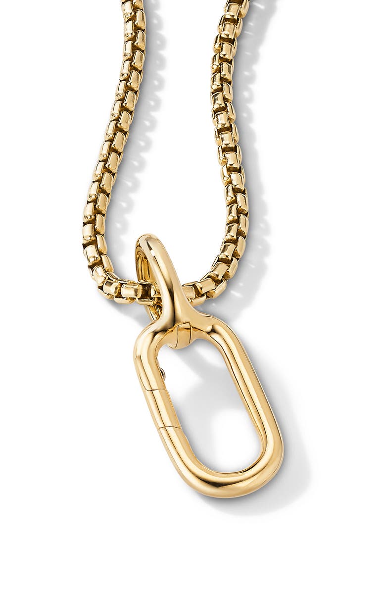 David Yurman Lexington Amulet Holder in 18K Yellow Gold, Alternate, color, 