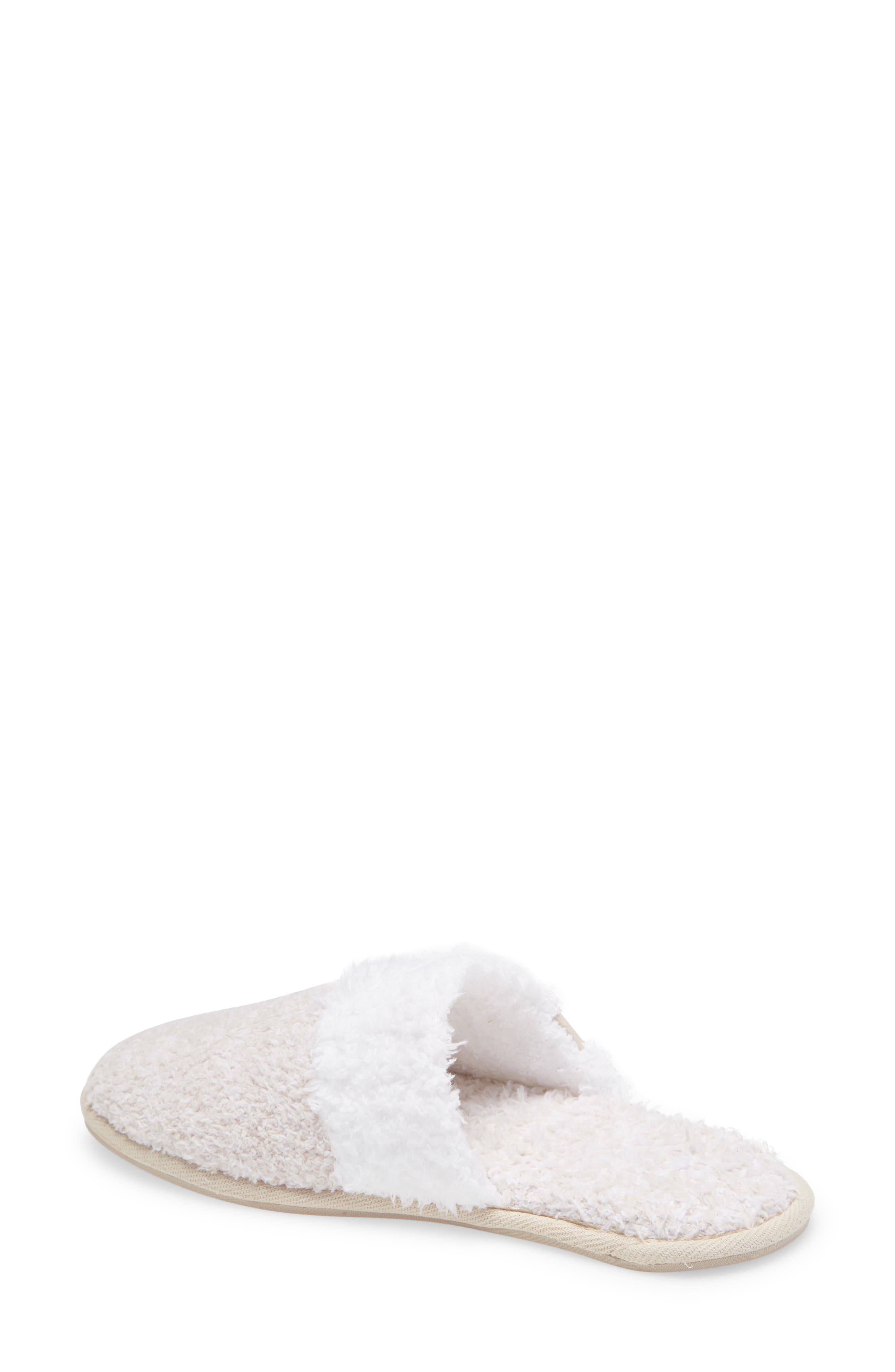 CozyChic™ Malibu Slipper, Alternate, color, HEATHERED STONE/ WHITE