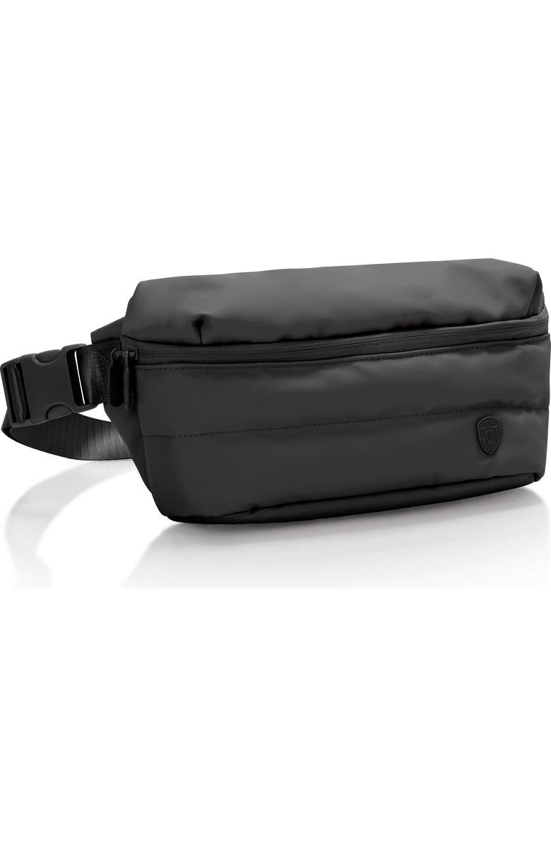 Heys The Puffer Waist Bag, Main, color, Black