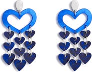 Toolally Heart Chandeliers - Royal Blue