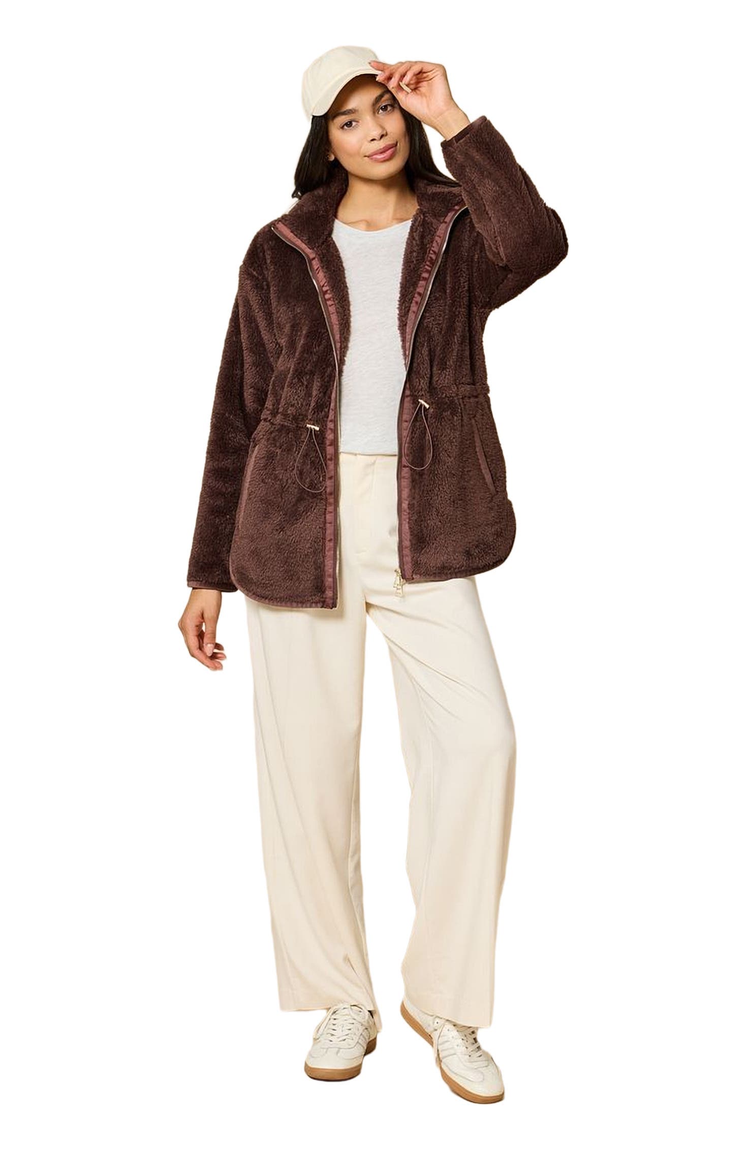 DreamPlush Two Way Zip Jacket (Women) | Nordstrom
