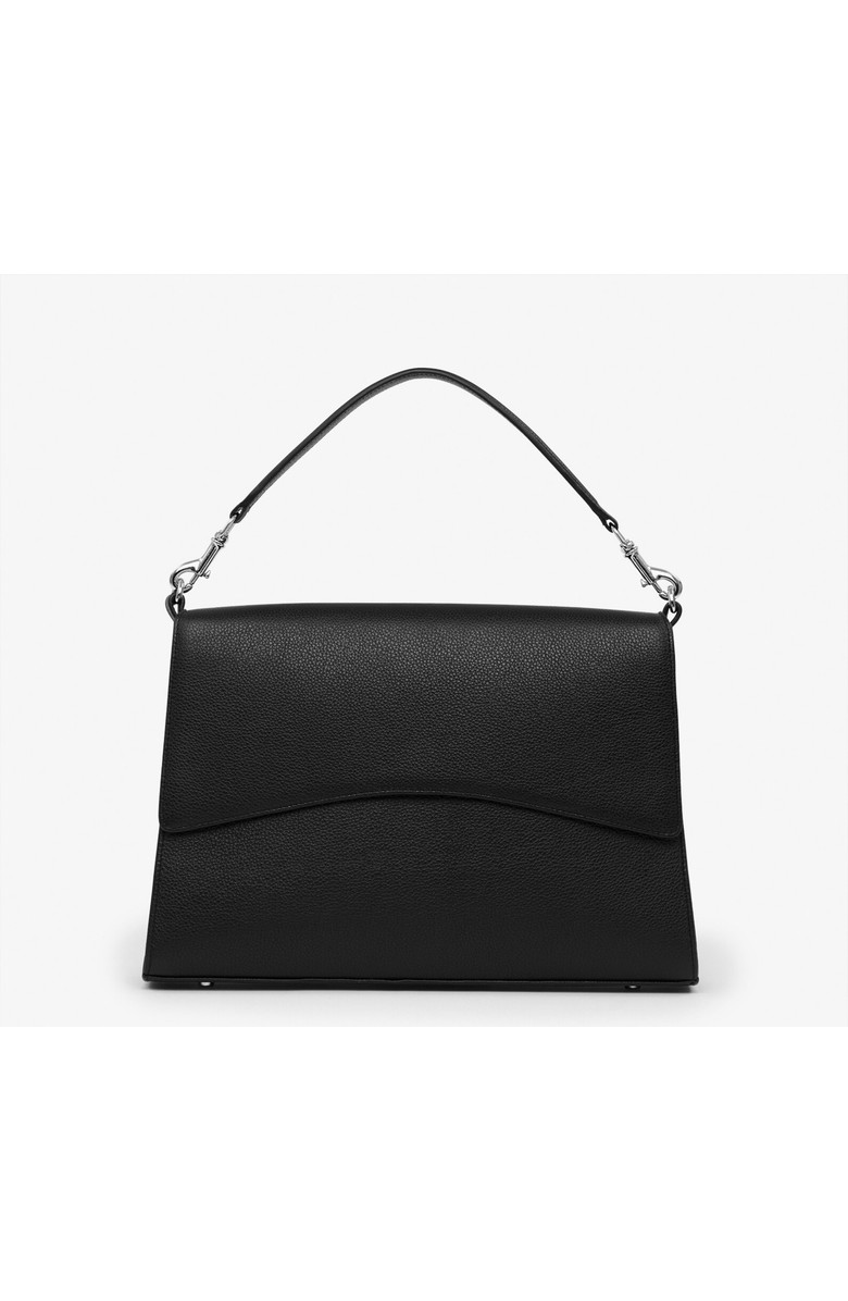 BY BANOO Classic Slim Briefcase, Main, color, Black/Silver