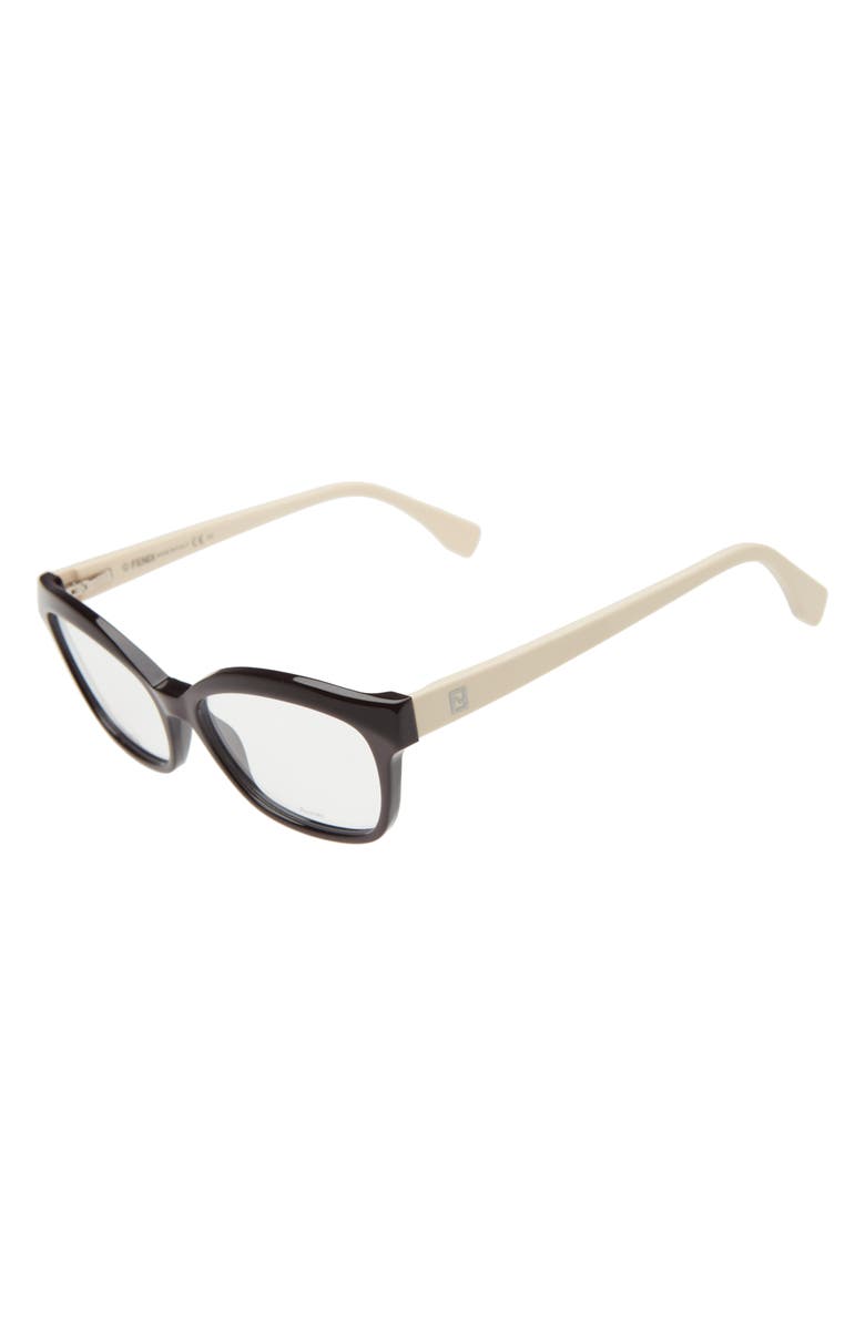Fendi 54mm Square Optical Frames, Alternate, color, 