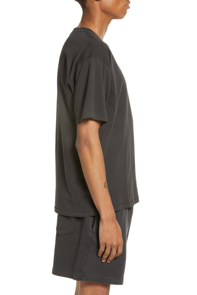 Core Oversize Organic Cotton Jersey T-Shirt, Alternate, color, BLACK