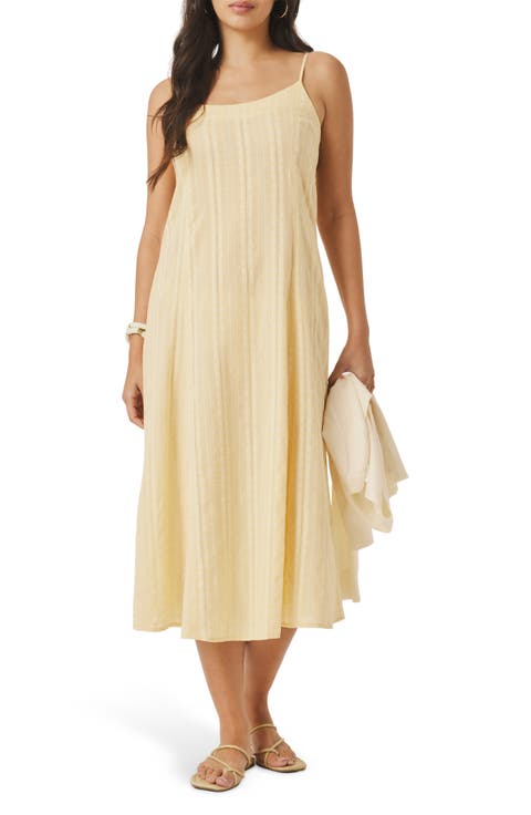 Meadow Embroidered Cotton Midi Sundress