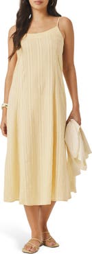 Splendid Meadow Embroidered Cotton Midi Sundress