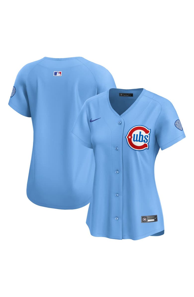 Nike Women's Nike Light Blue Chicago Cubs Alternate Limited Jersey, Main, color, Light Blue
