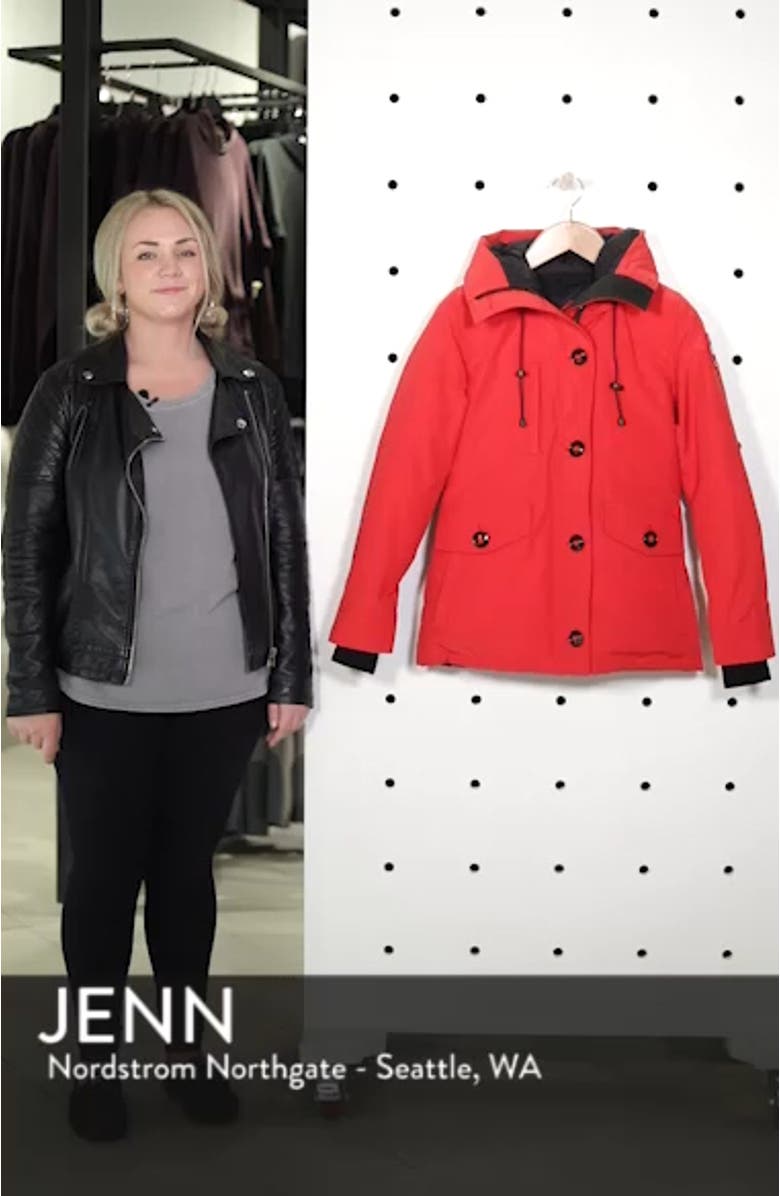 'Rideau' Slim Fit Down Parka, sales video thumbnail