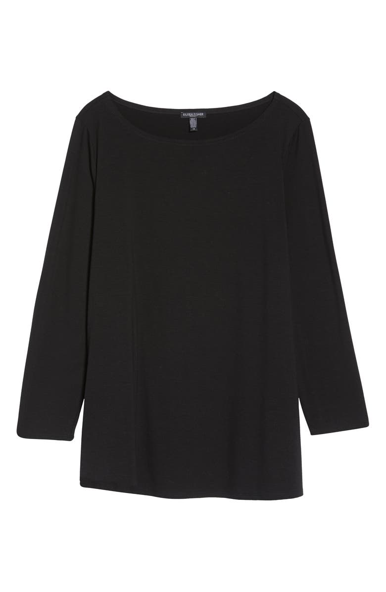 Eileen Fisher Bateau Neck Tunic, Alternate, color,