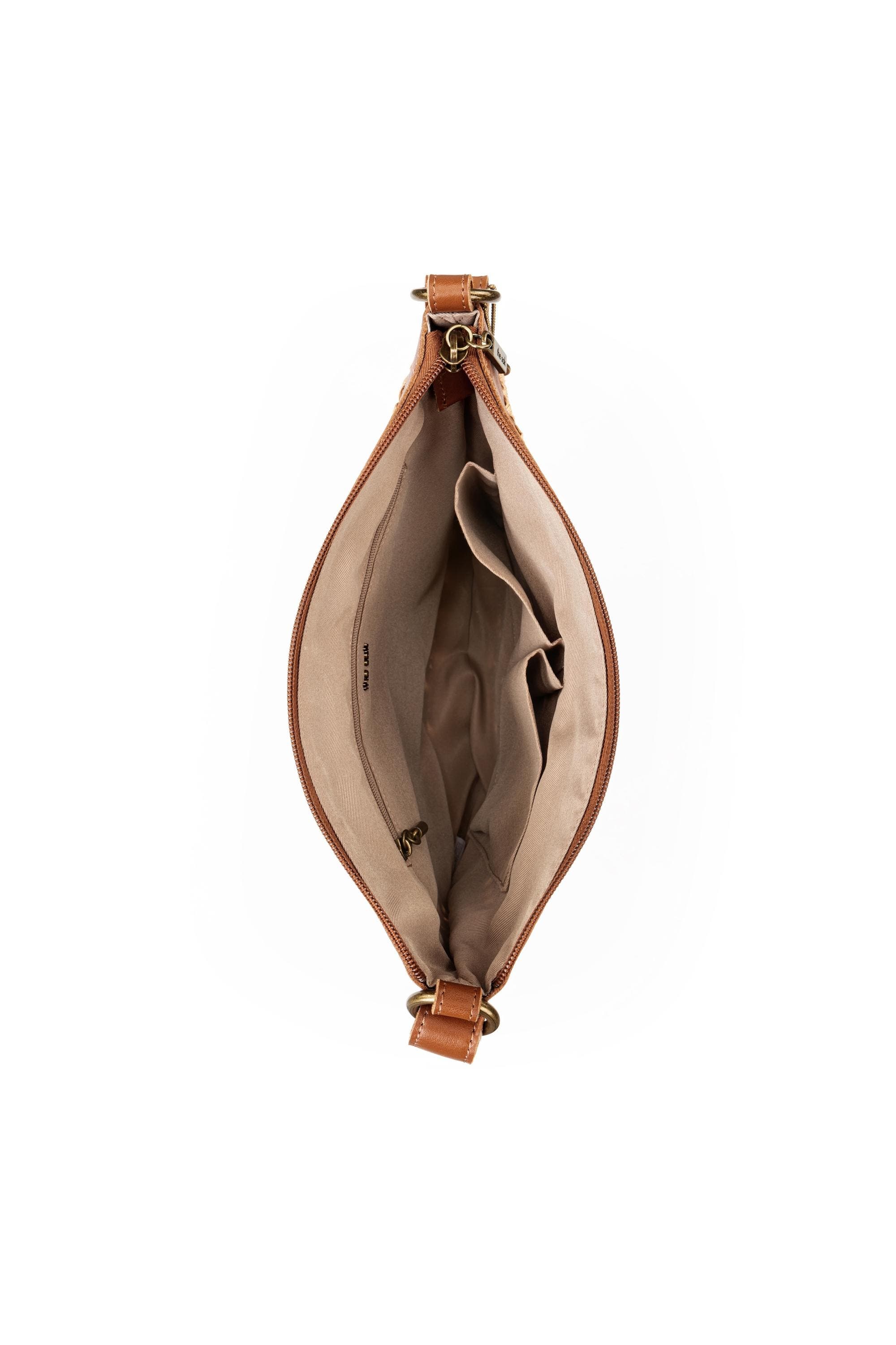 Lucia Crossbody Leather Bag, Alternate, color, Natural Primrose Straw