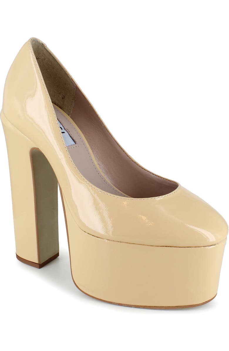 ZIGI Giorgia Platform Pump, Main, color, Nude Patent