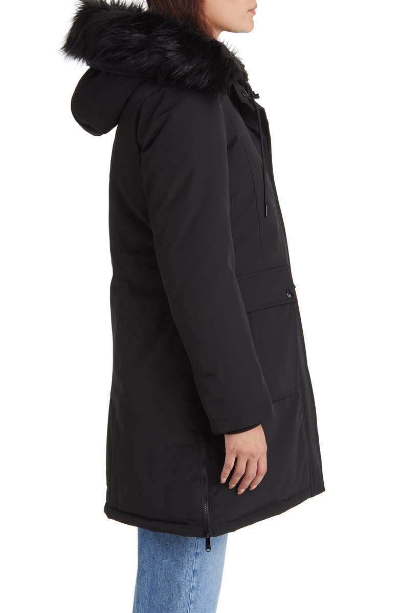 Sam Edelman Faux Fur Trim Parka, Alternate, color,