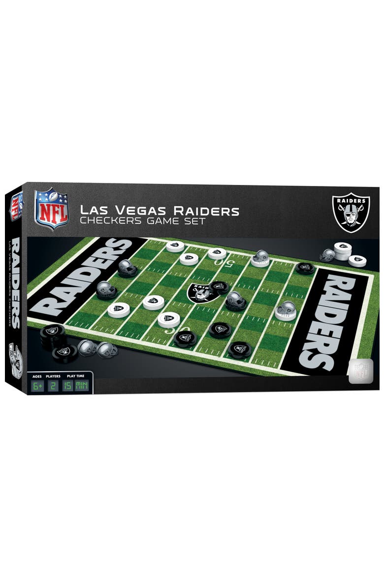 Las Vegas Raiders Checkers Board Game, Main, color, Multicolor