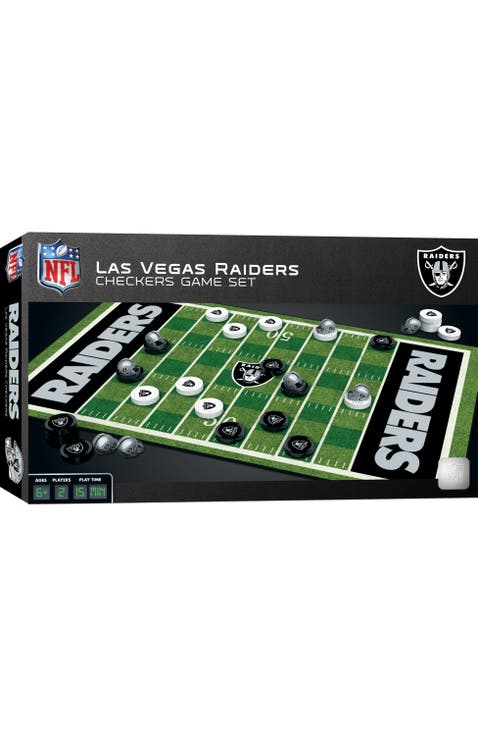 Las Vegas Raiders Checkers Board Game