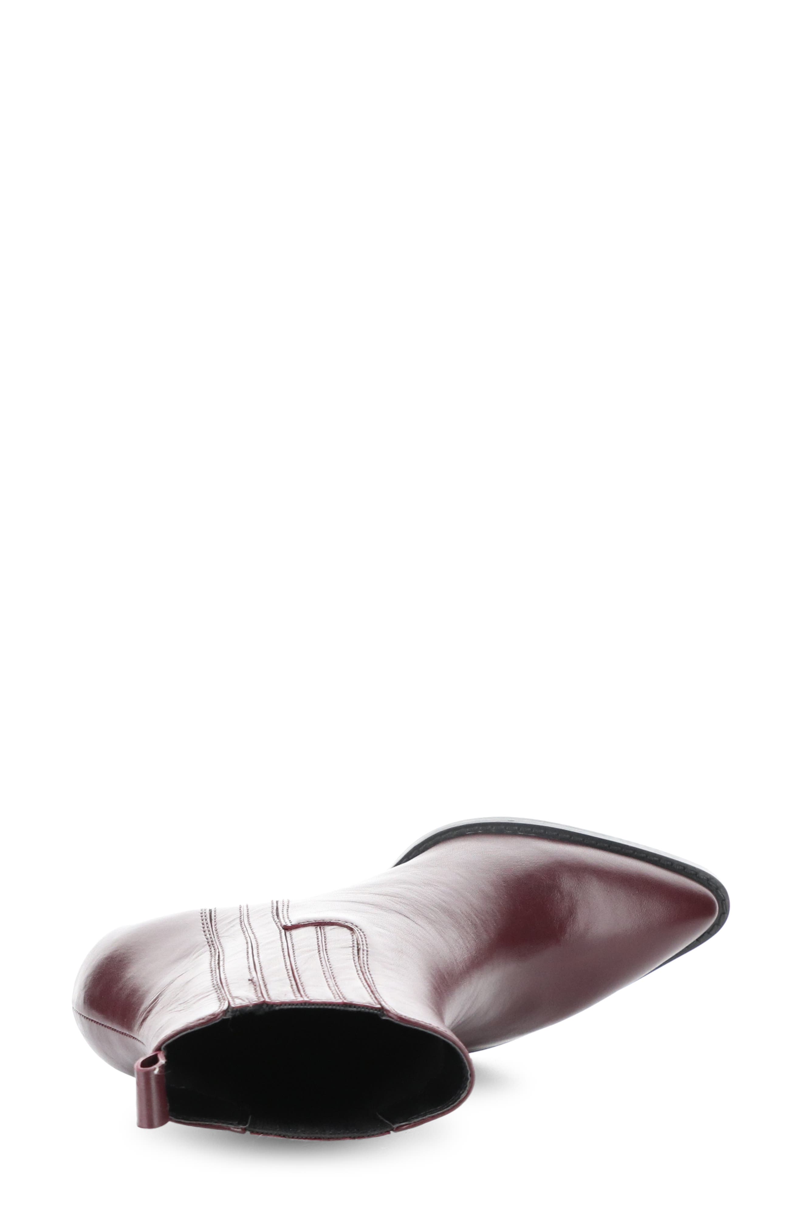 Truly Bootie, Alternate, color, BORDO LEATHER
