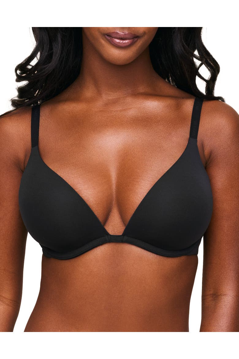 Natalya Push Up Plunge Bra, Main, color, Black