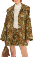 FARM Rio Floral Jacquard Miniskirt