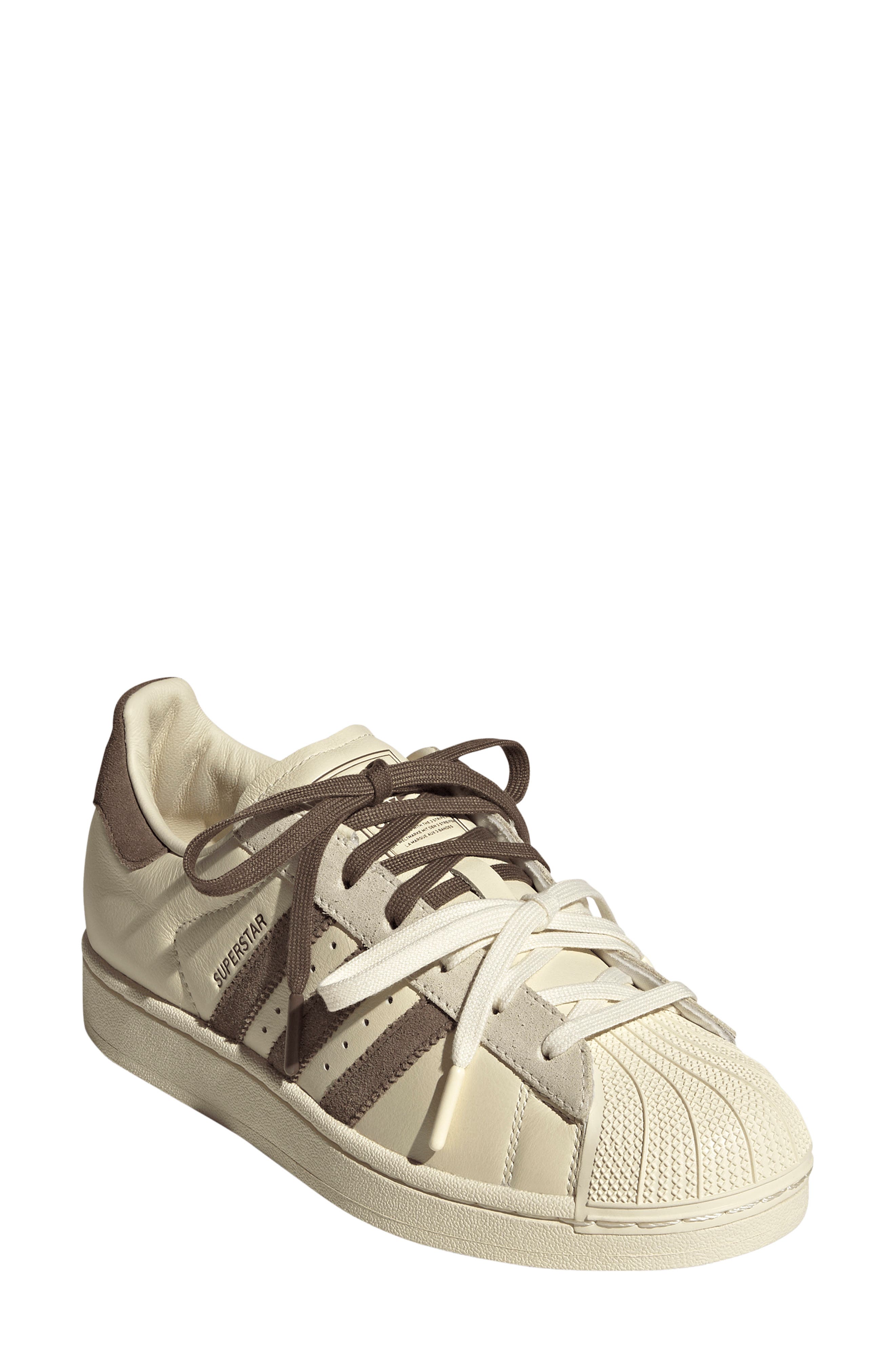 x Molly Mae Superstar II Leather Sneaker, Main, color, CREAM SUEDE