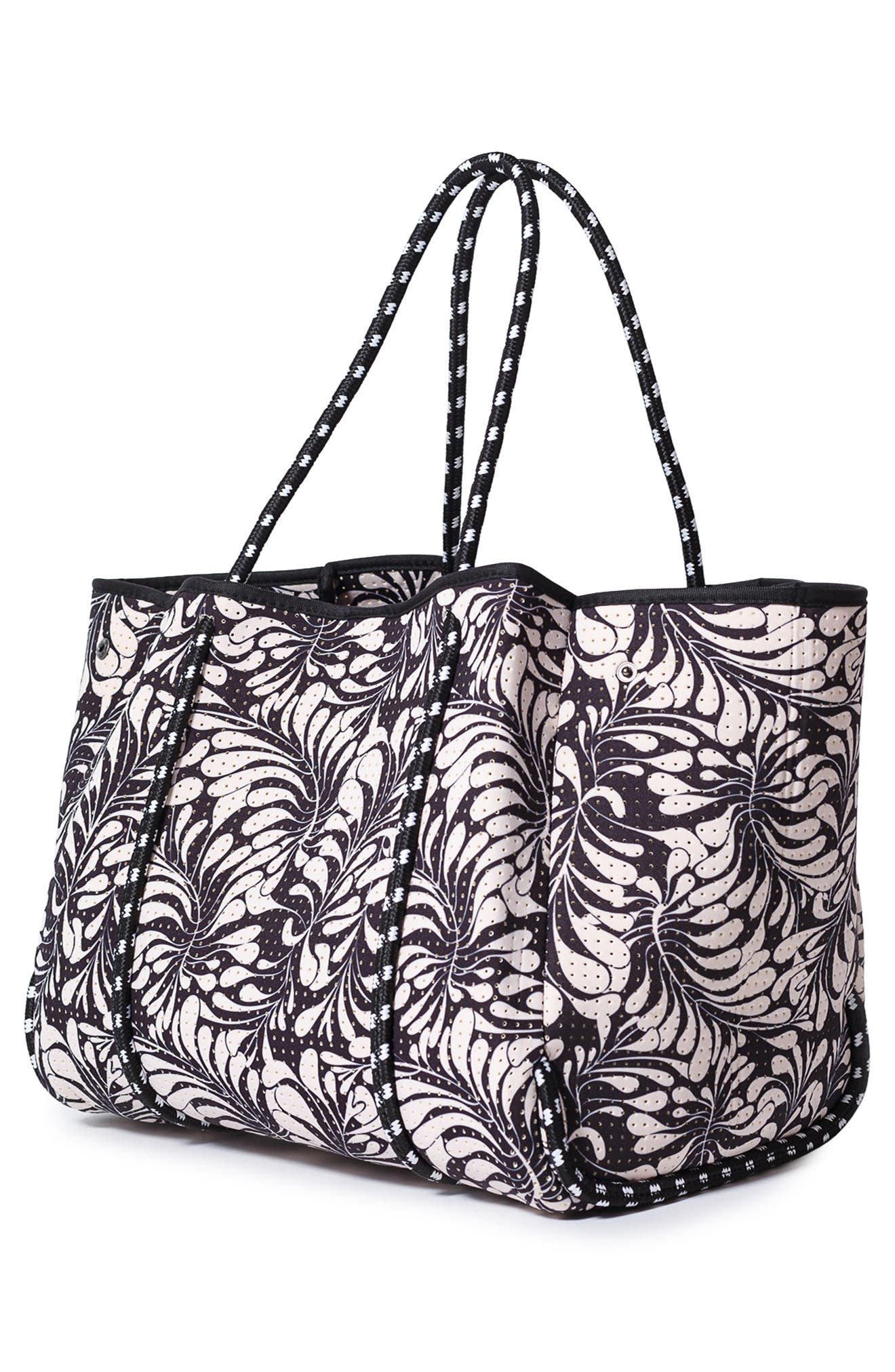 POP UPS BRAND Everyday Neoprene Tote, Alternate, color, Palm Black