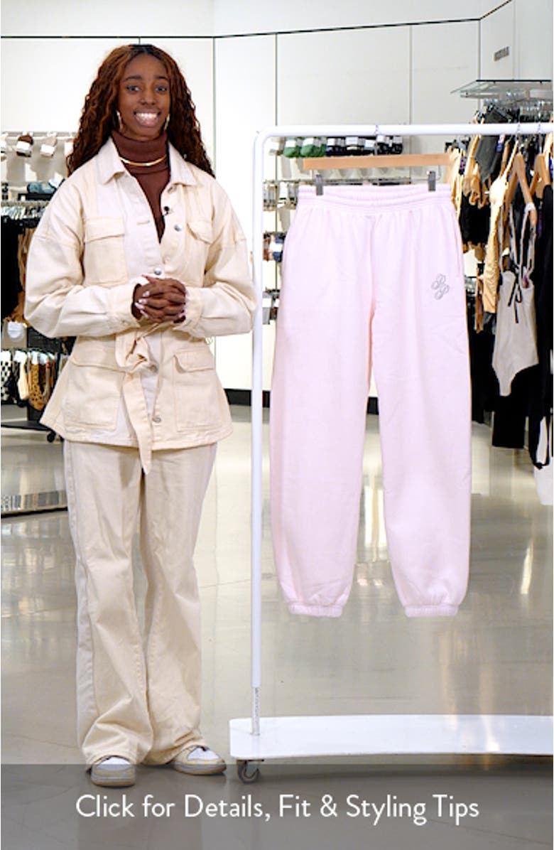 Embroidered Logo Sweatpants, sales video thumbnail