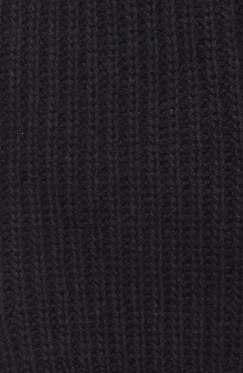 Johnstons of Elgin Nevis Cashmere Zip Snood, Alternate, color, Q26168 Black