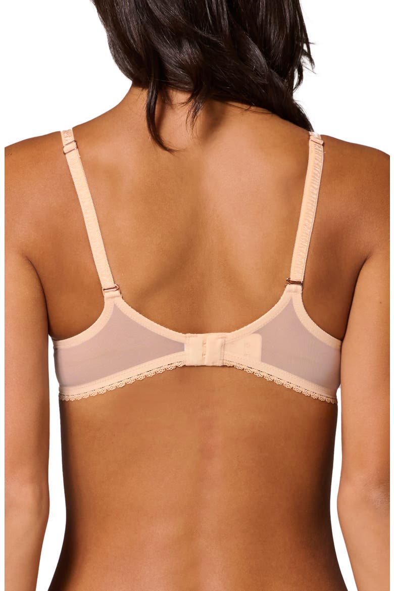 Allure Sheer Plunge Full Coverage Underwire Bra, Alternate, color, CHIC BEIGE