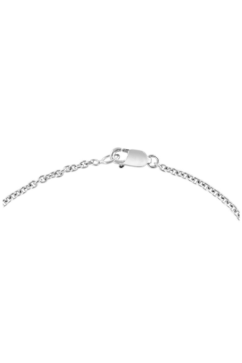 Sterling Silver Diamond Initial Bracelet - 0.15 ctw, Alternate, color, SILVER/ M