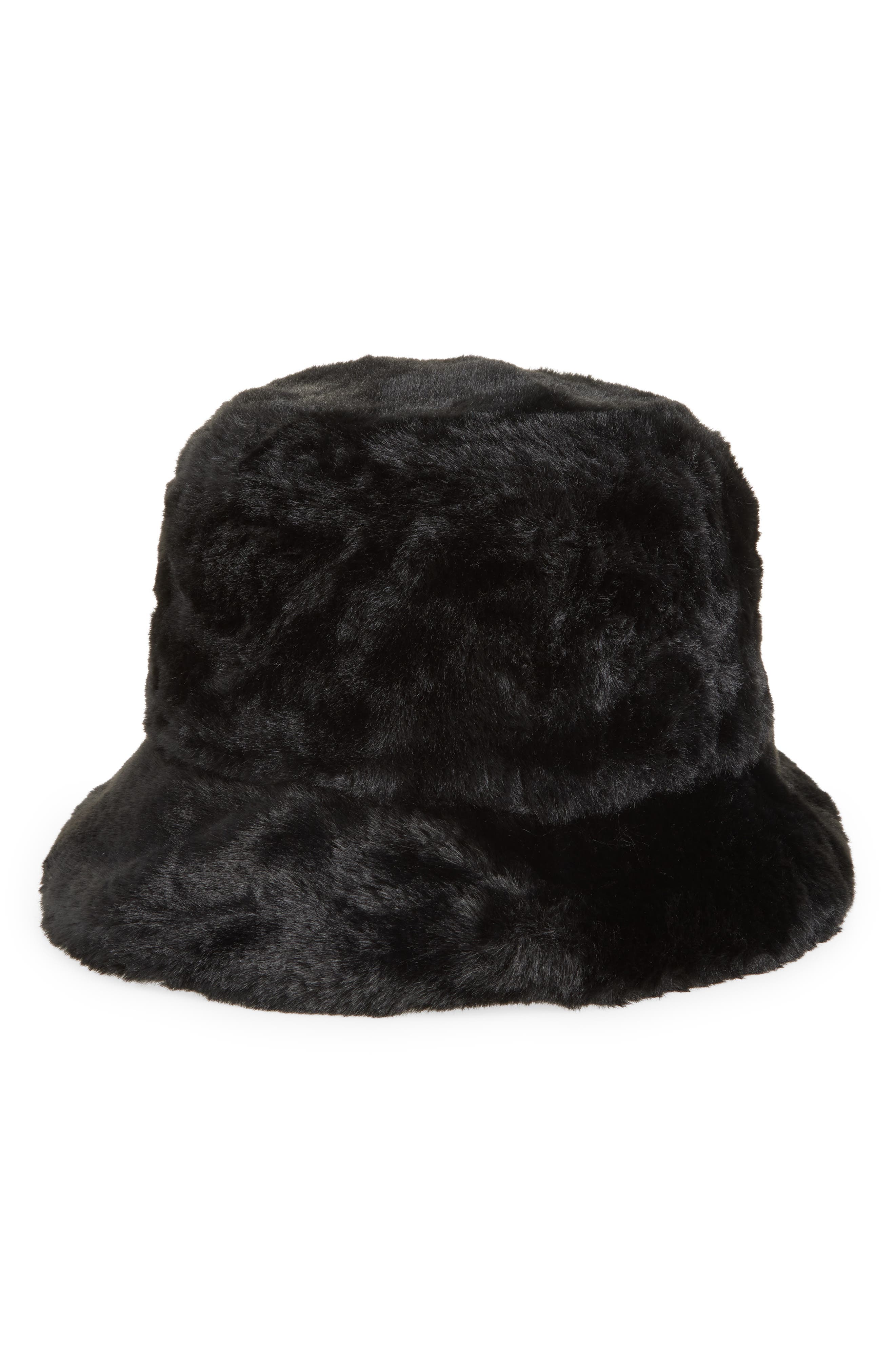 Tasha Faux Fur Bucket Hat