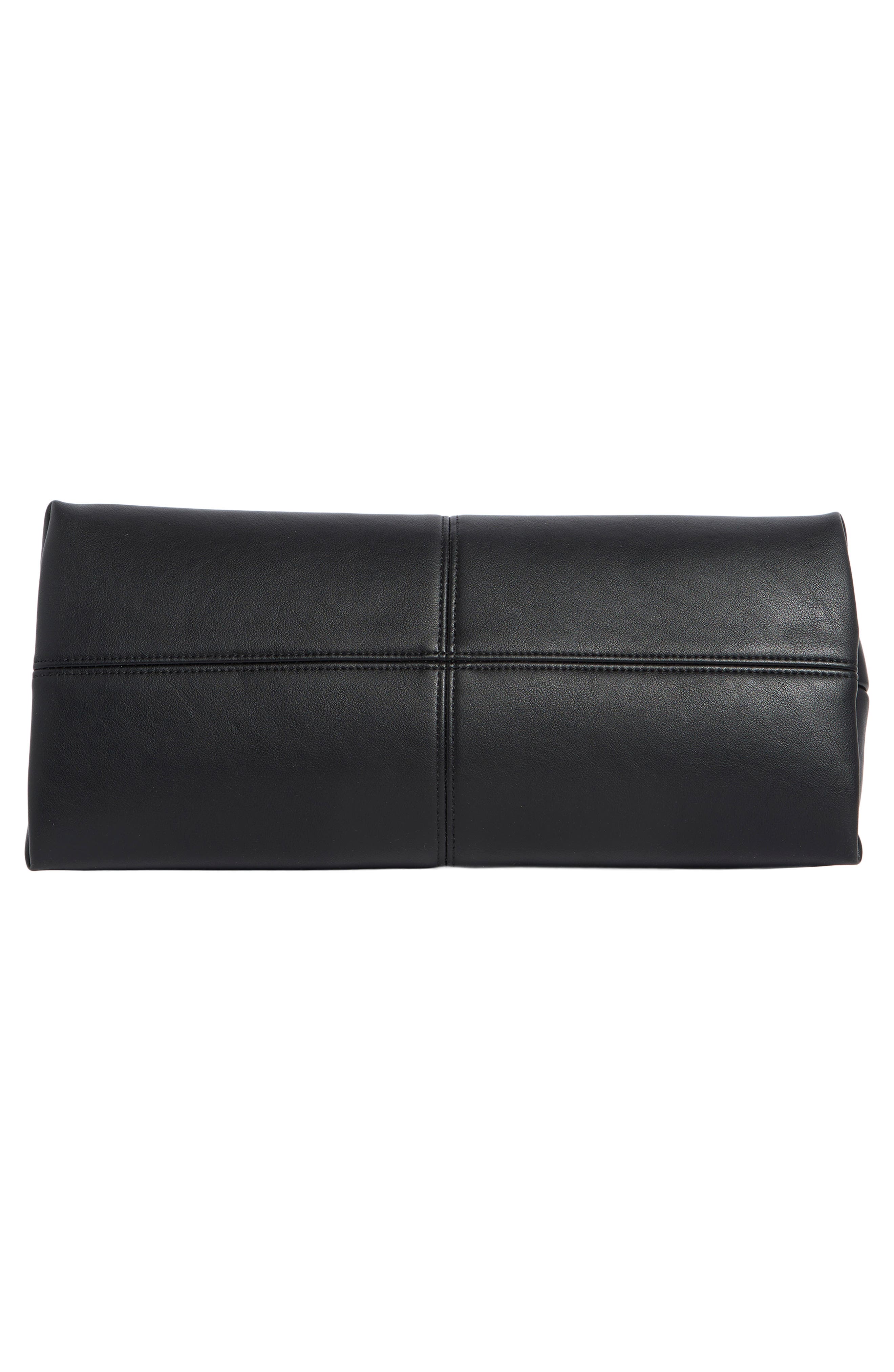 BCBG Fold Down Clutch, Alternate, color, Black