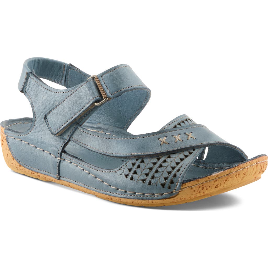 Spring Step Galaire Sandal In Blue