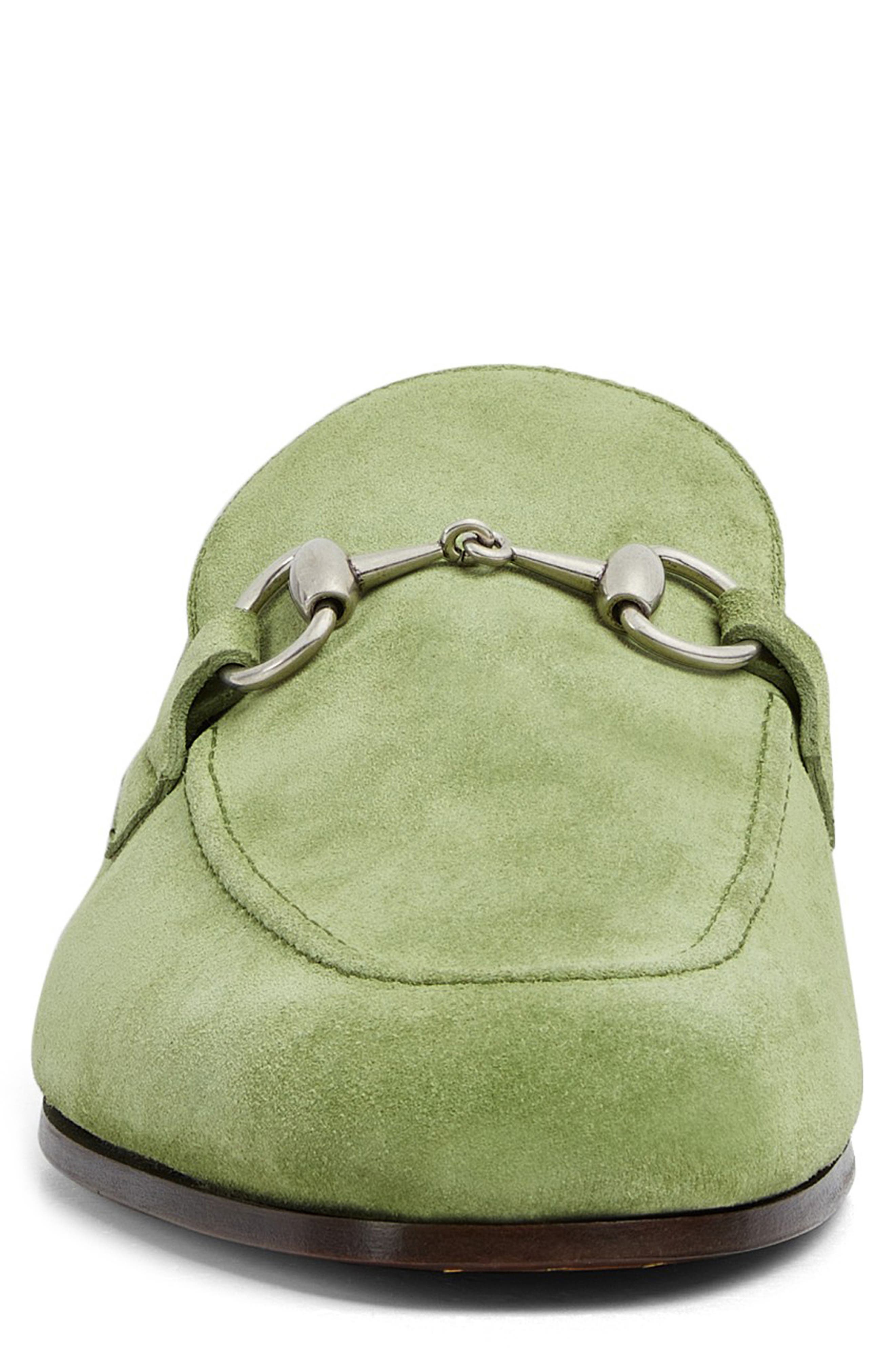 Gucci Jordaan Horsebit Loafer, Alternate, color, Olive