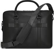 CHAMPS Onyx Leather Briefcase