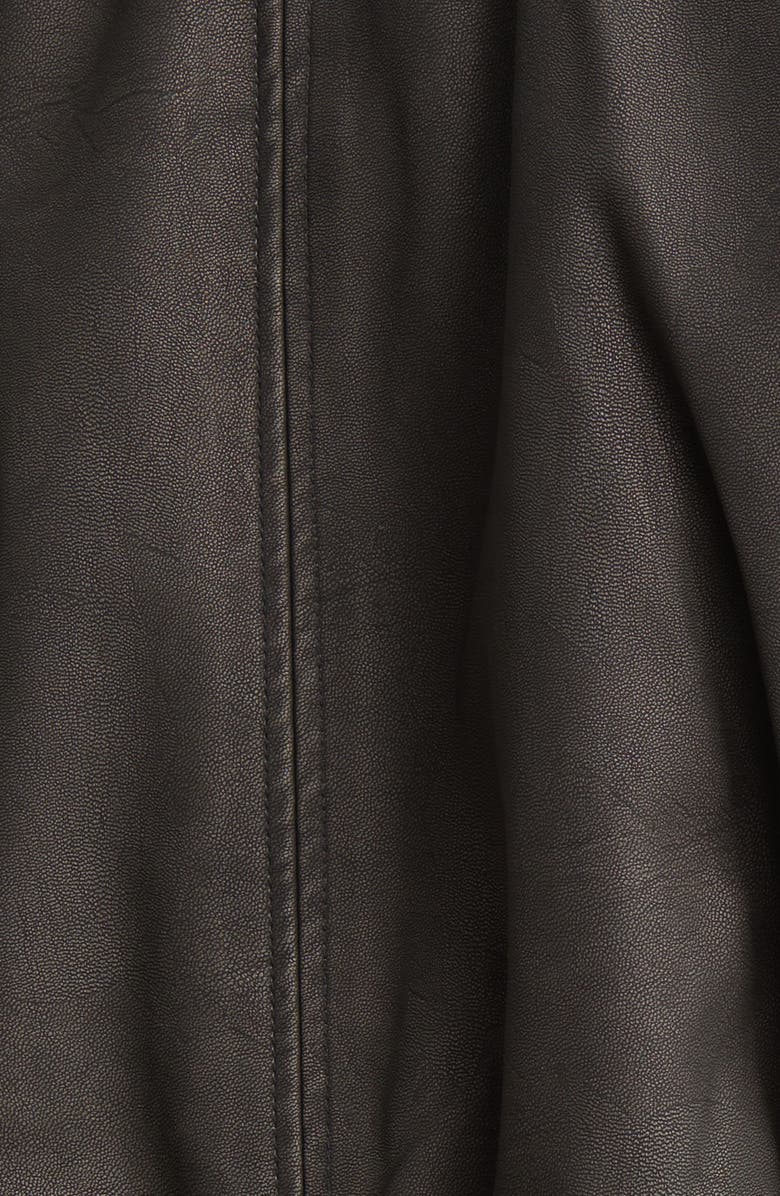 BLANKNYC Faux Leather Aviator Jacket with Faux Shearling Collar, Alternate, color,