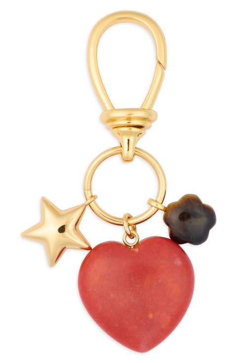 Heart Cluster Bag Charm