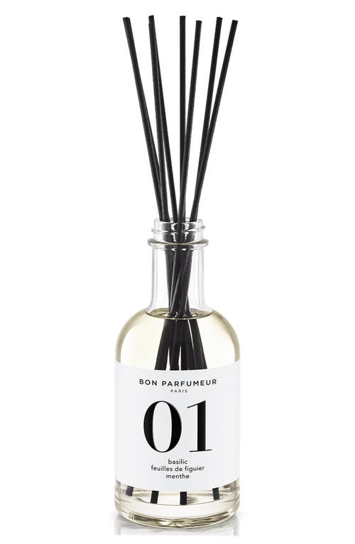 Bon Parfumeur 01 Basil, Fig & Mint Reed Diffuser  product