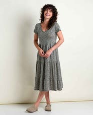 Toad & Co Marley Tiered Midi Dress