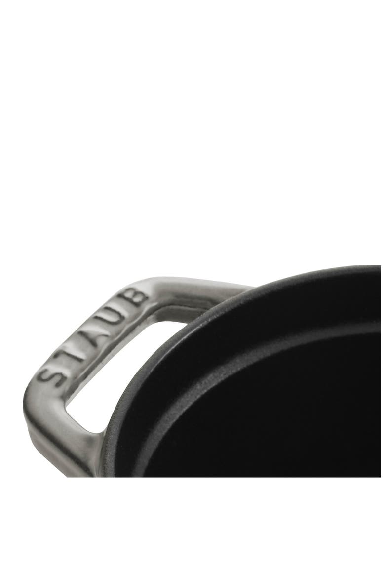 Cast Iron 1-Quart Pig Dutch Oven, Alternate, color, GRAPHITE GREY