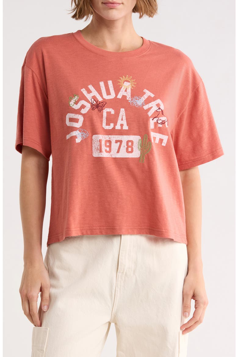 Joshua Tree Graphic Tee, Main, color, ORANGE