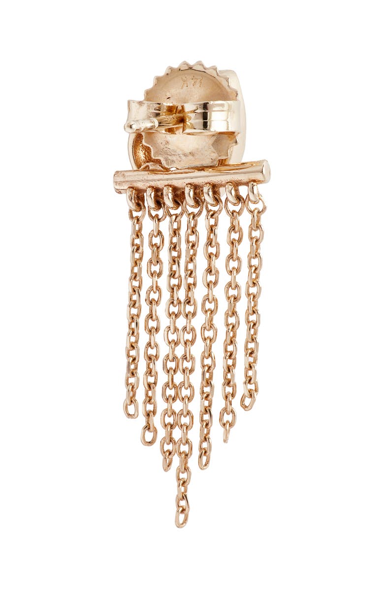 Anzie Mélia Fringe Ear Jackets, Alternate, color, Yellow Gold