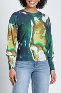 APNY Liquid Marble Crewneck Sweater