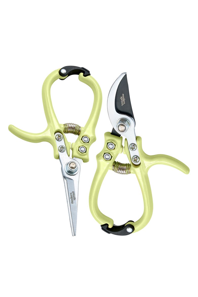 2pk Shears + Pruners, Main, color, Chartreuse