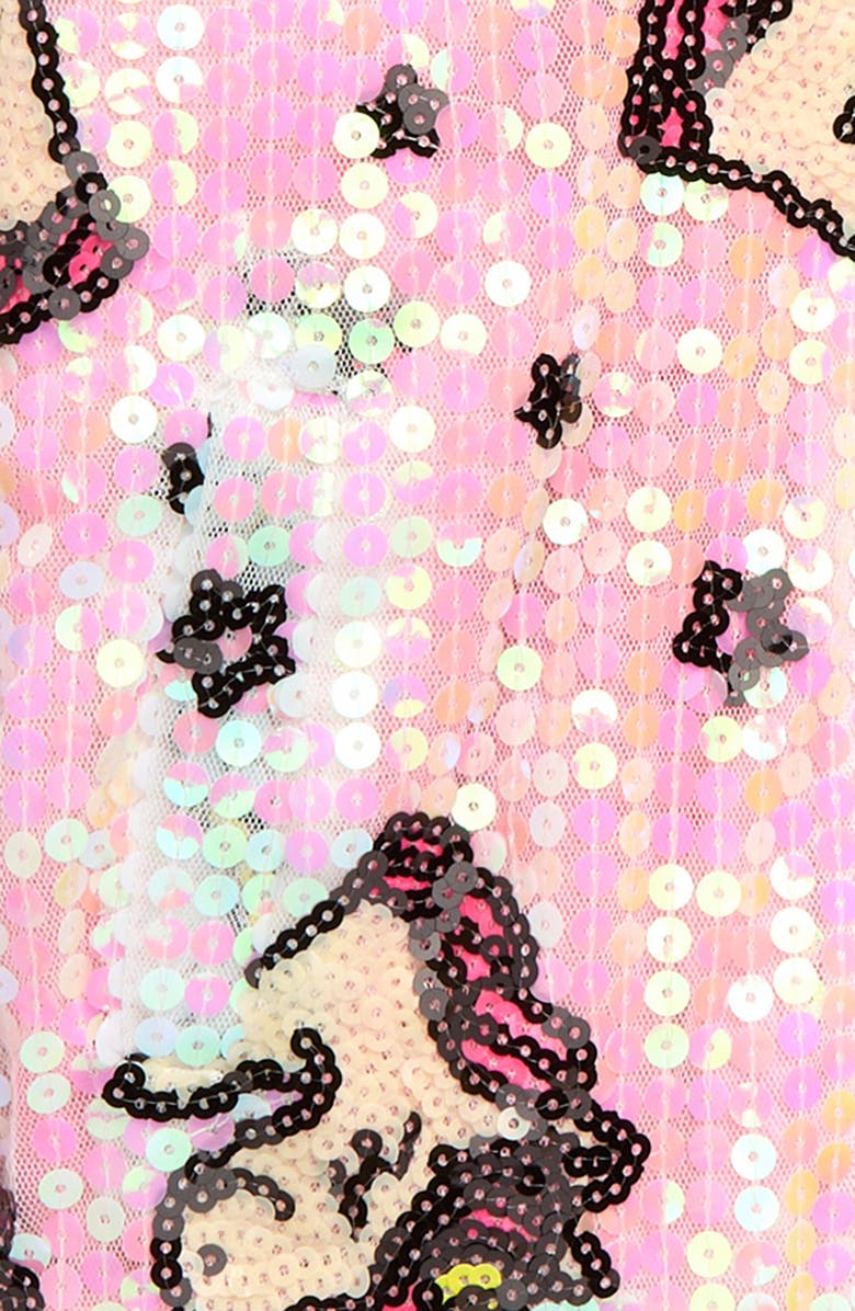 Lola + The Boys Unicorn Lovers Sequin Bomber Jacket, Alternate, color, 