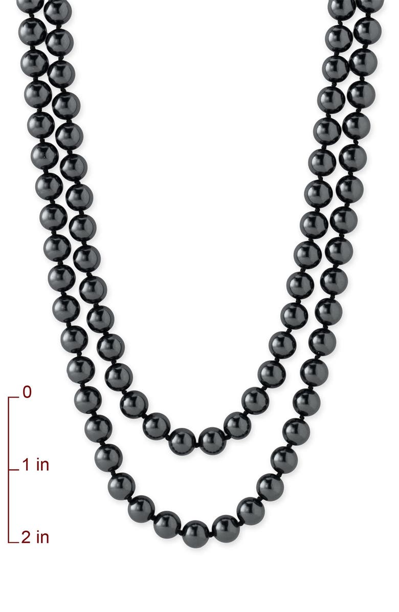 Nordstrom 10mm Glass Pearl Extra Long Strand Necklace, Alternate, color, 