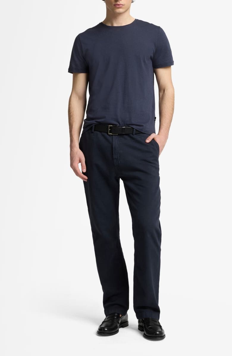 7 For All Mankind Cotton & Linen Carpenter Chinos, Alternate, color, Linen Dark Navy