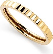 Ana Luisa Solid Yellow Gold - Slim Nova Ring