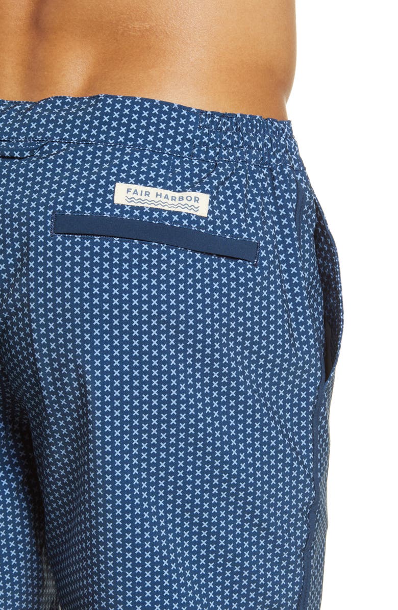 Fair Harbor The Sextant Swim Trunks, Alternate, color, Navy Juniper