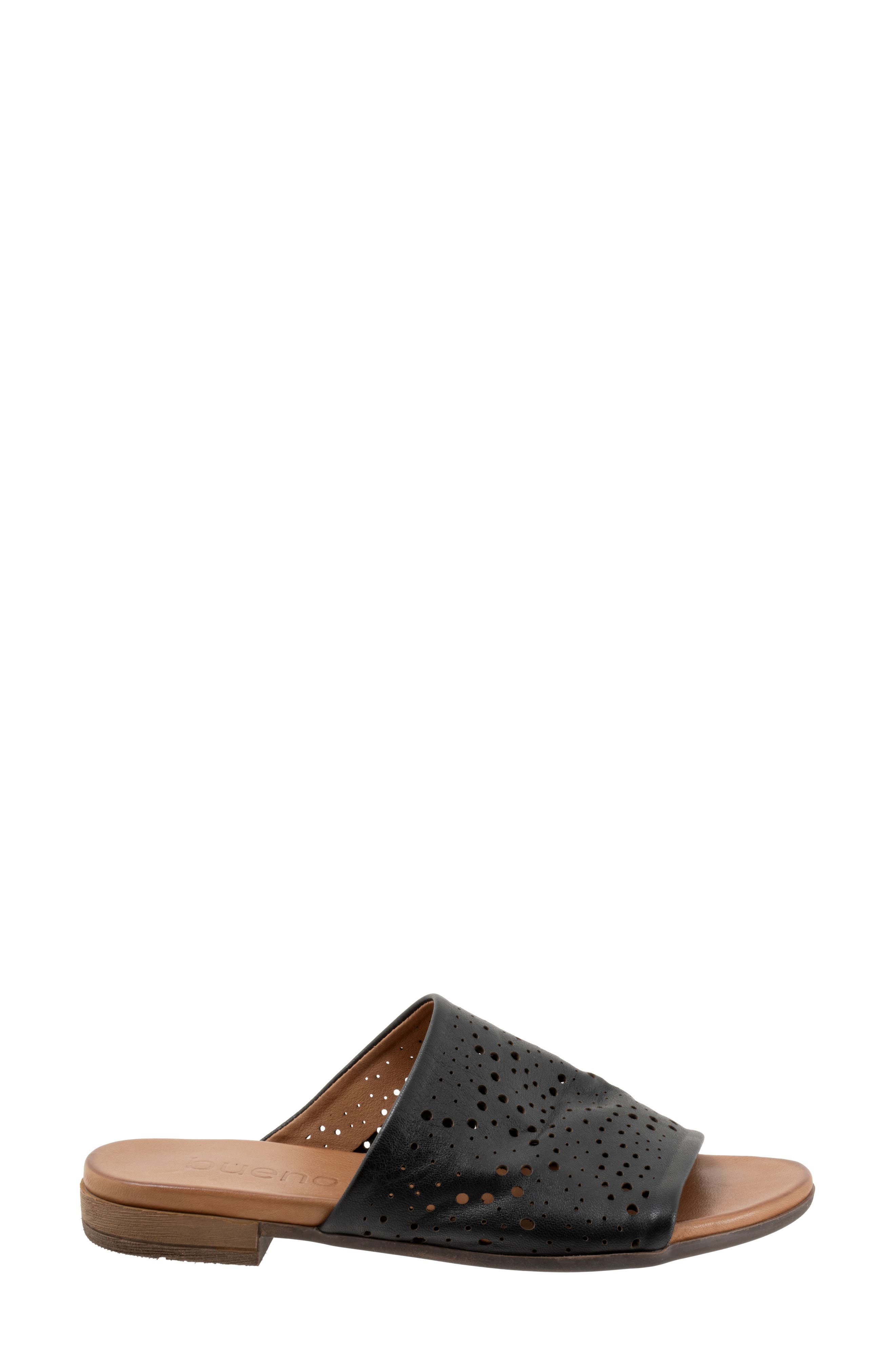 Bueno Turner Perforated Slide Sandal, Alternate, color, 